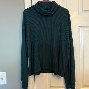 Green Lightweight Sweater - Shein XLarge